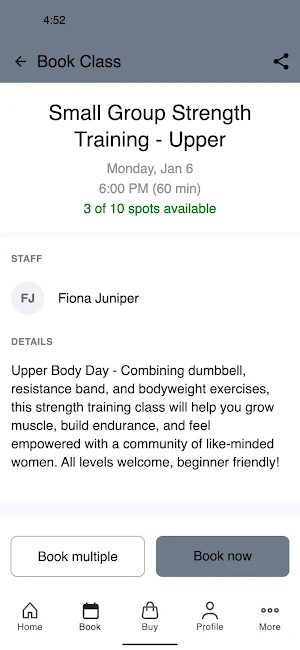 Foundation Fitness Burnaby Screenshot 2