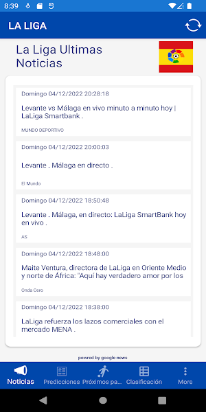 Primera División España Screenshot 0