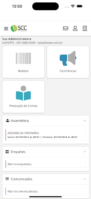 SCC Condomínios Screenshot 2