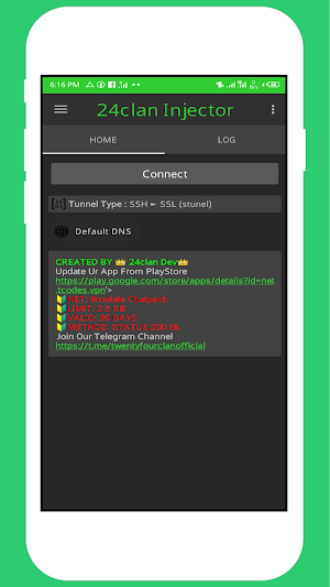 24clan Injector - SSH/HTTP/SSL TUNNEL VPN screenshot 6