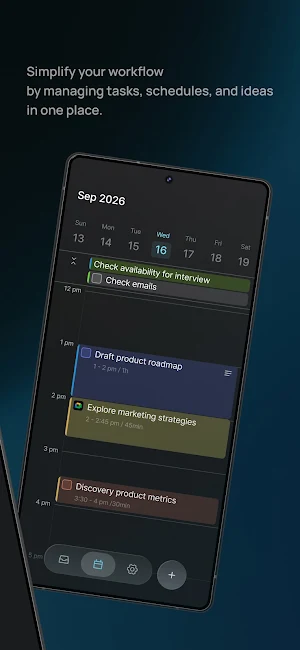 Arch Calendar: Time Blocking Screenshot 1