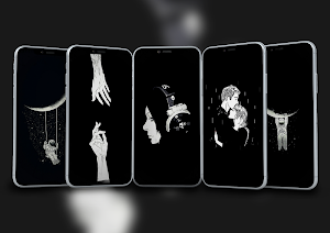 Black Aesthetic Wallpaper Screenshot 0