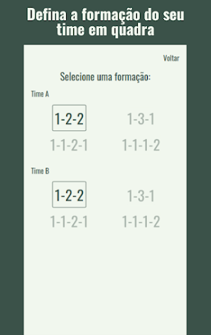 Quadro Tático de Futsal Screenshot 1