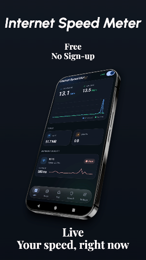 Internet Speed Meter Screenshot 0