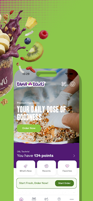 Bahia Bowls Rewards Screenshot 1