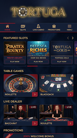 Tortuga Casino Screenshot 0