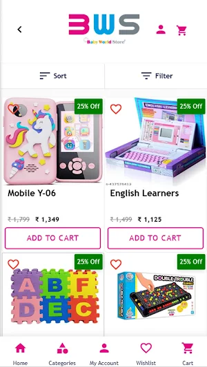 Baby World Store Screenshot 1
