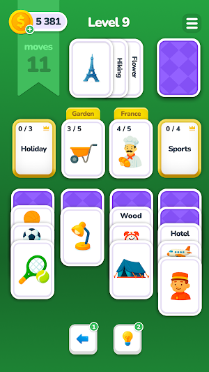 Word Solitaire: Categories Screenshot 1
