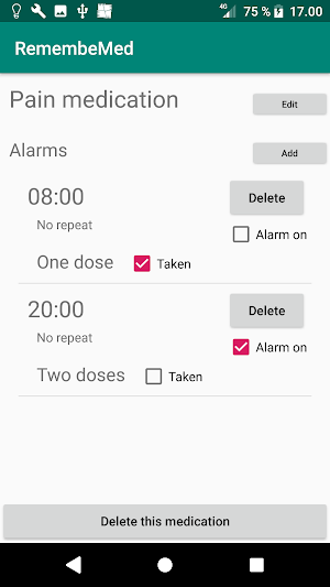 RemembeMed Screenshot 1