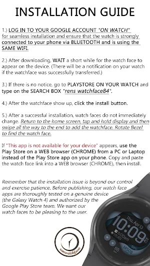 rens watchface84 Screenshot 2