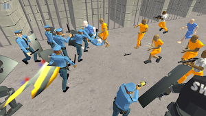 Battle Simulator: Prison & Police Screenshot 0