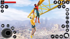 Spider Fighter Rope Hero City Screenshot 3