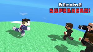Flying Superhero: Blocky World Screenshot 0