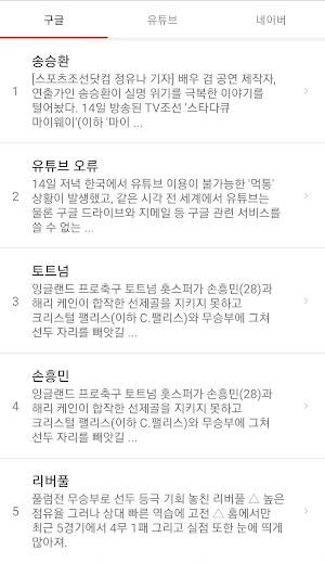 세계 실시간 검색어 Screenshot 0