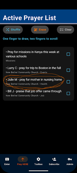 PrayerPoint Screenshot 1