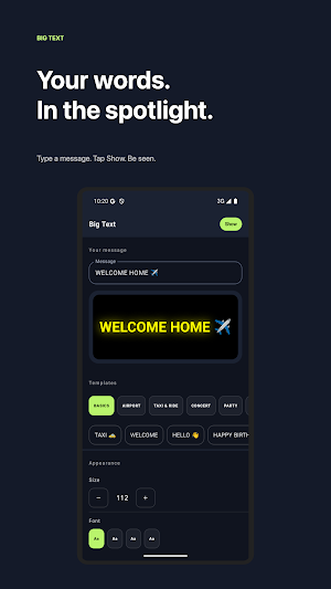 Large Text: LED Banner Screenshot 3