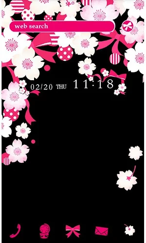 Bright Sakura Theme +HOME Screenshot 0