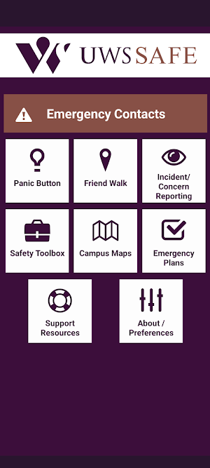 UWS SAFE Screenshot 0