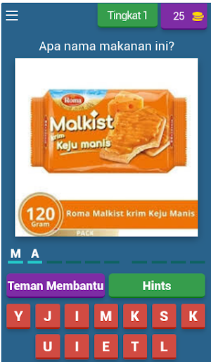 Kuliner Quizz Screenshot 0