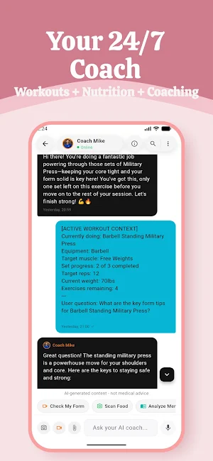 Zealova: AI Coach, Diet & Gym Screenshot 0