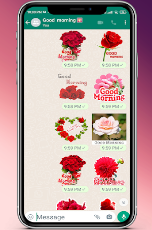 Good Morning  Stickers Screenshot 2