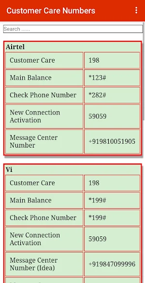Mobile Info Screenshot 2
