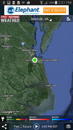 WTKR Weather Screenshot 1