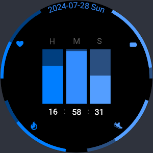 Day Progress Modern Watch Face Screenshot 3