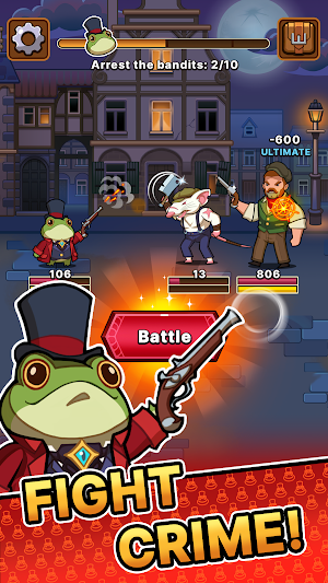 DetecToad: Detective Idle RPG Screenshot 0