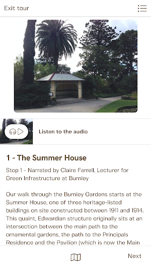 Burnley Gardens Walk Screenshot 2