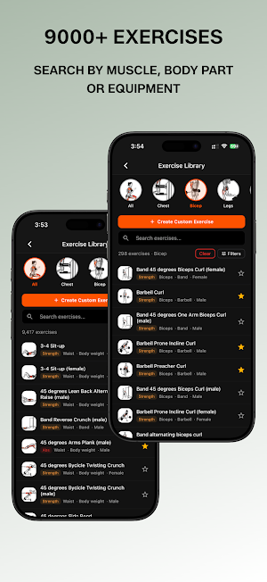 MyFitOrbit Gym Workout Tracker Screenshot 1