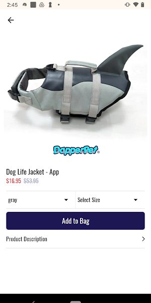 Dapper Pet App Screenshot 1