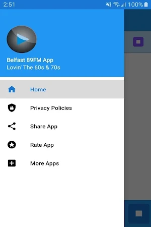Belfast 89FM App Radio Screenshot 1