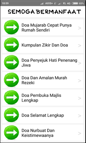 Doa Agar Diberi Kemudahan Sega Screenshot 1