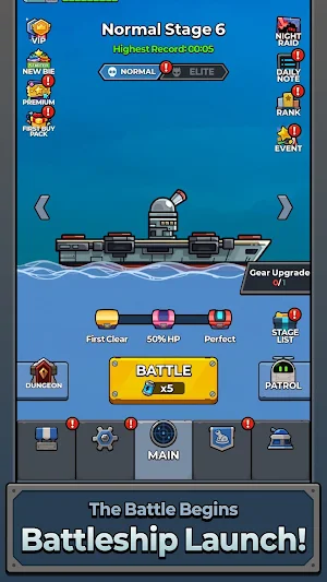 Battle Ship Go: Monster Wave screenshot 5