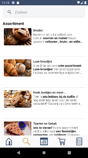 Bakkerij van Oers Screenshot 2