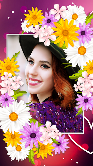 Flower Photo frame 2020 : Rose Flower Photo Editor Screenshot 2