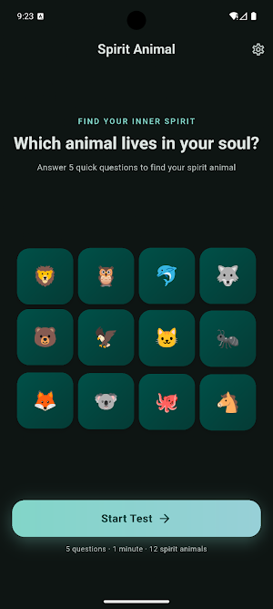 Spirit Animal Test Screenshot 0
