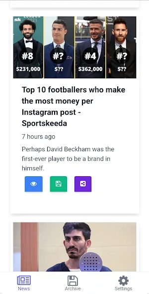 Trend News : Newspaper App Screenshot 0