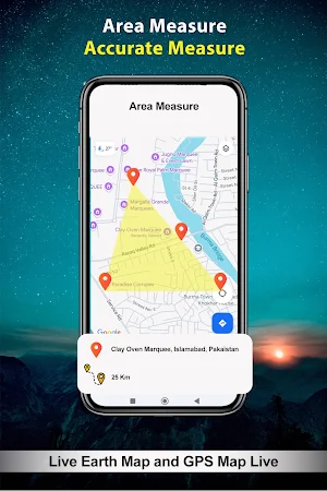 Live Earth Map & GPS Map Live Screenshot 2