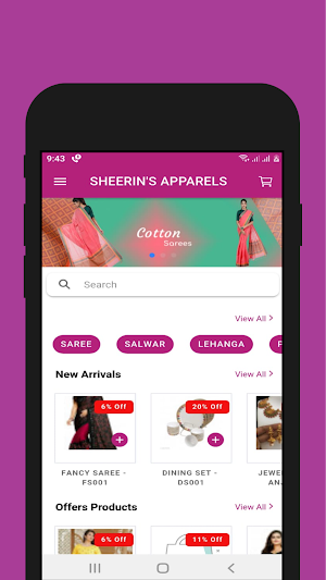 Sheerins Apparels Screenshot 1