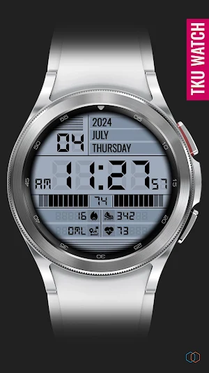 TkuWatch S014 Retro Watch Face Screenshot 2