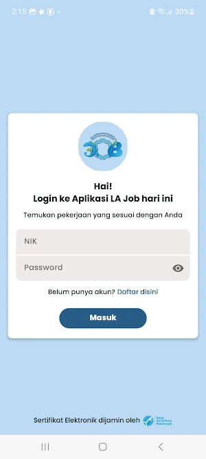 Disnaker Screenshot 0