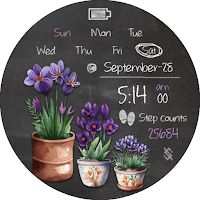 BFF115 - Blackboard Art Flower