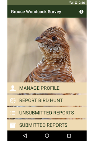 Grouse Woodcock Survey Screenshot 0
