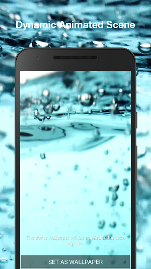 Water Bubbles Live Wallpaper Screenshot 1