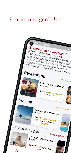 Bezirks-Gutscheinbuch Screenshot 1