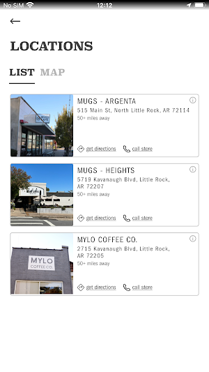 Mugs and Mylo Coffee Screenshot 1