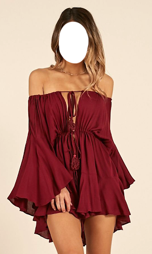 Women mini dress Photo Suit Screenshot 1