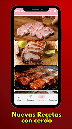 Videos Recetas Carne De cerdo Screenshot 1